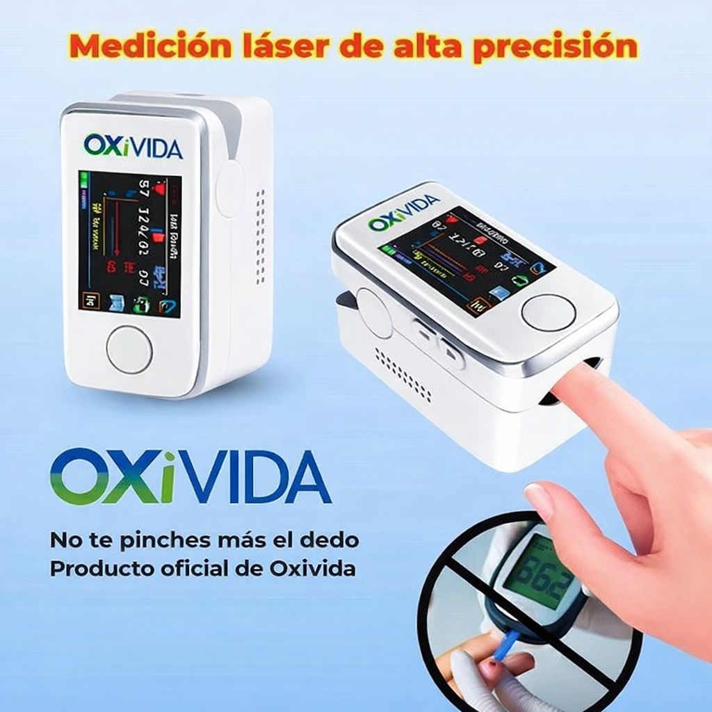 ¡LANZAMIENTO OXIVIDA! OXÍMETRO DIGITAL SIN PINCHAR EL DEDO 🚀🔥